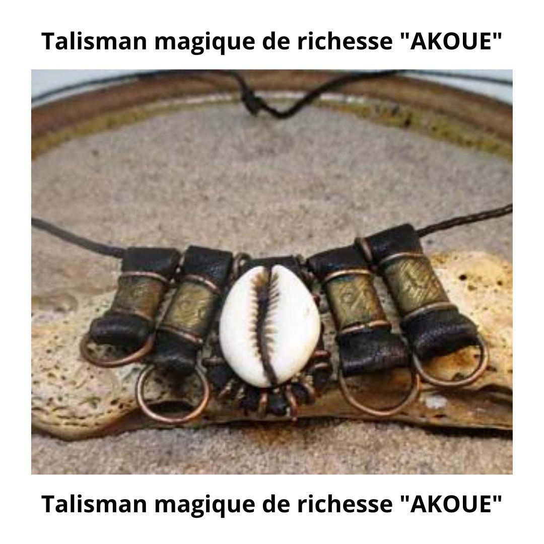 Talisman magique de richesse "AKOUE"