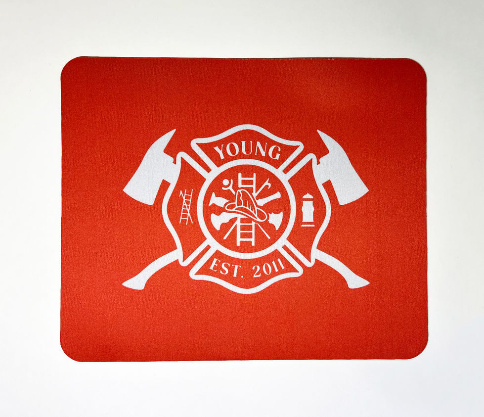 Fire Shield Mousepad - Red