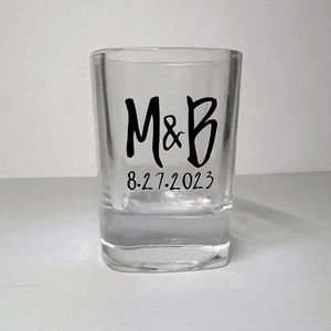 M & B Shot Glasses