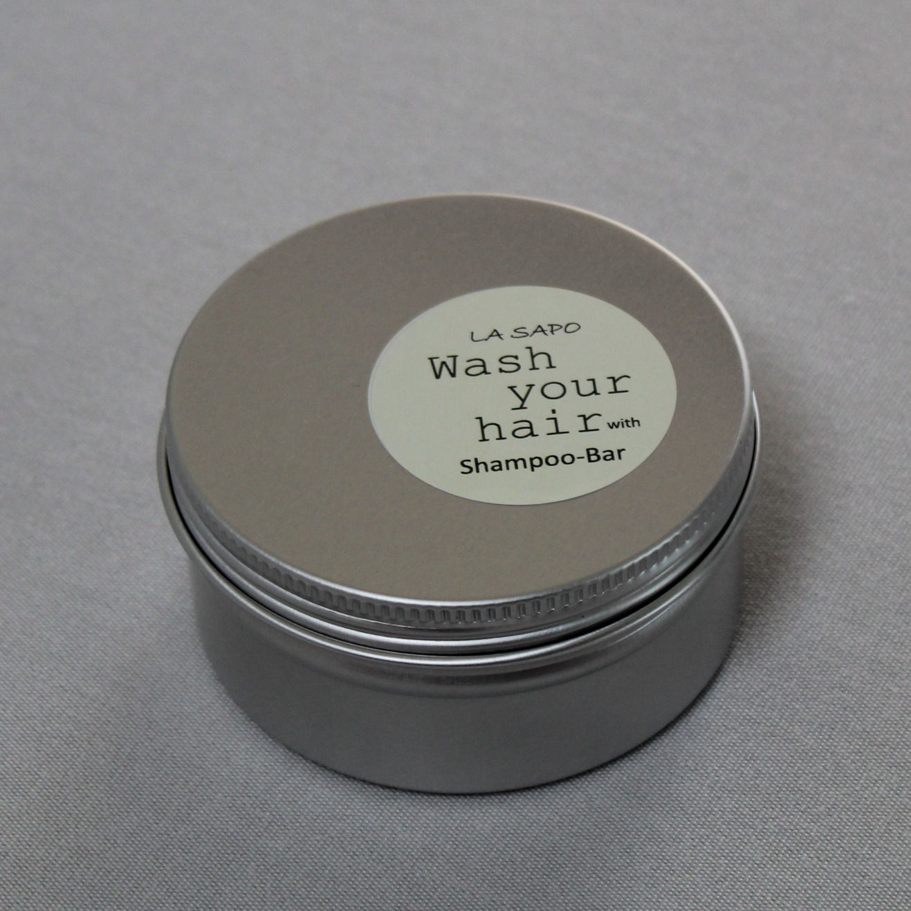 Transportdose "Wash your hair"