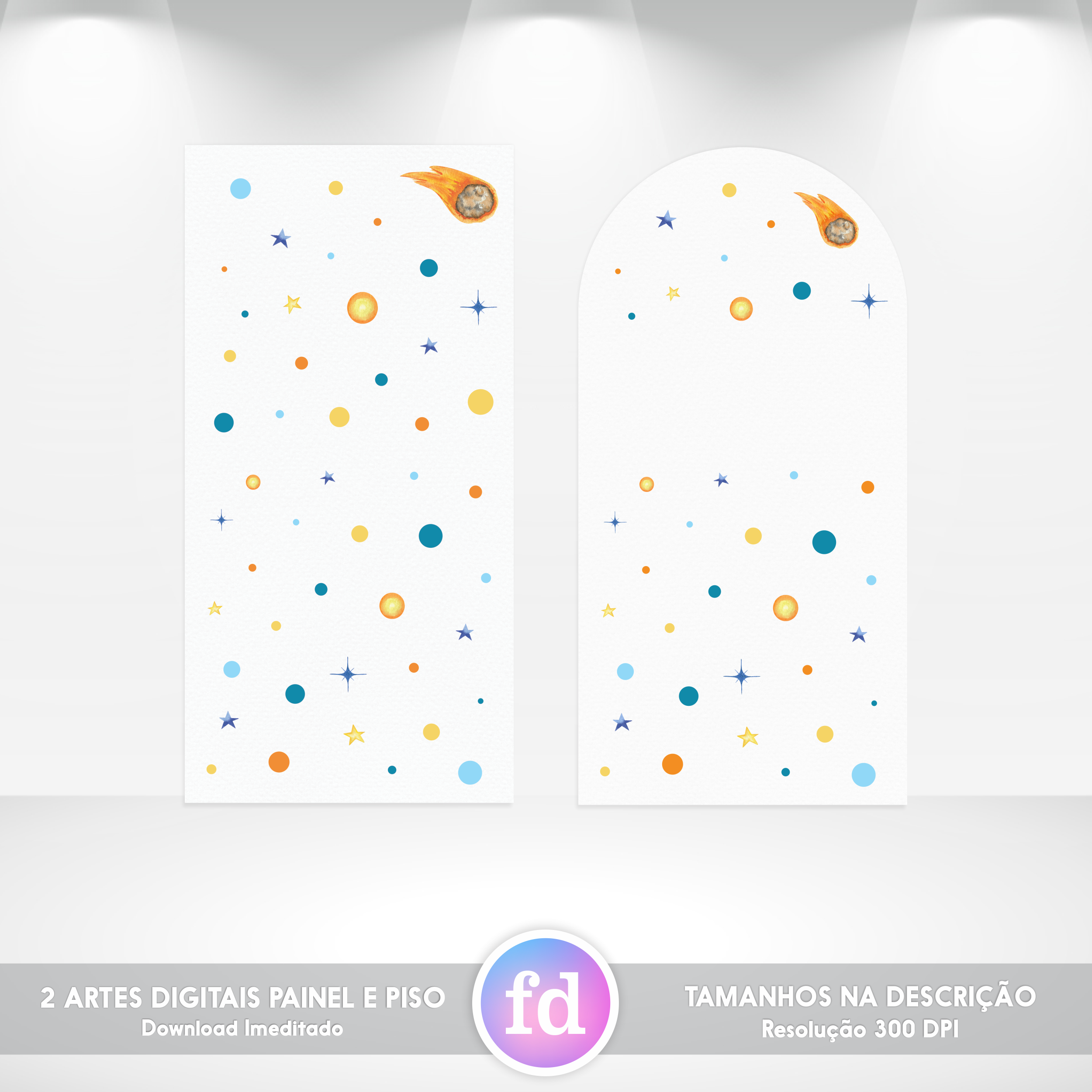 2 artes para Painéis Verticais 365 Sorrisos