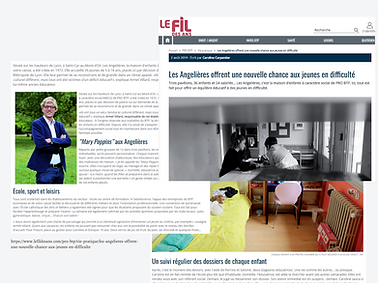 Capture d'un article rédigé