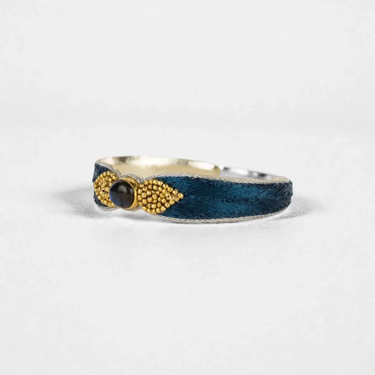 PULSERA RÍGIDA LABRADORITA