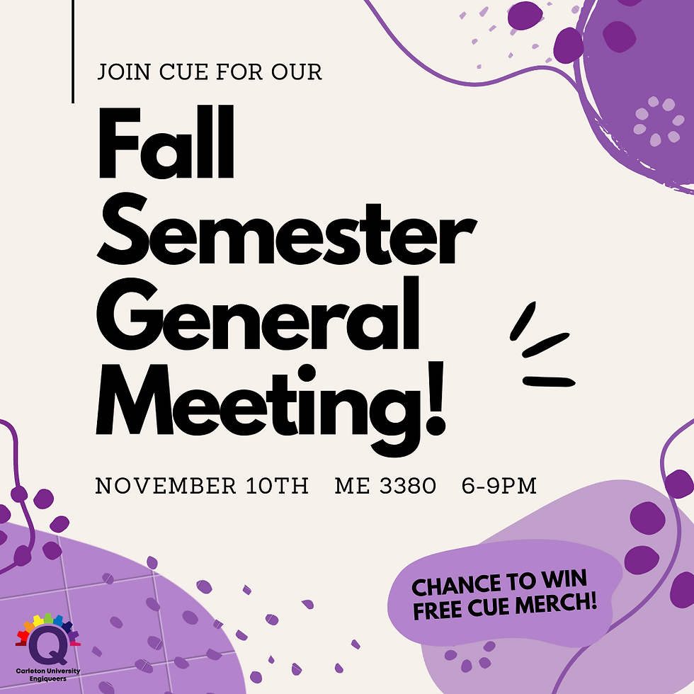Fall Semester General Meeting