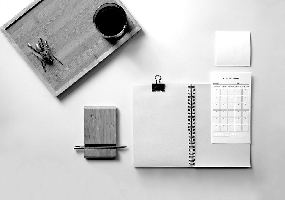Desk Essentials Arrangement