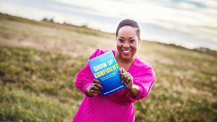 Michele with book.jpeg