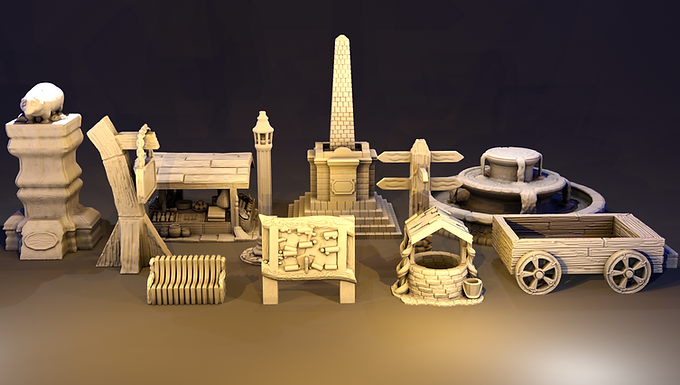 Town Decorations (STL)