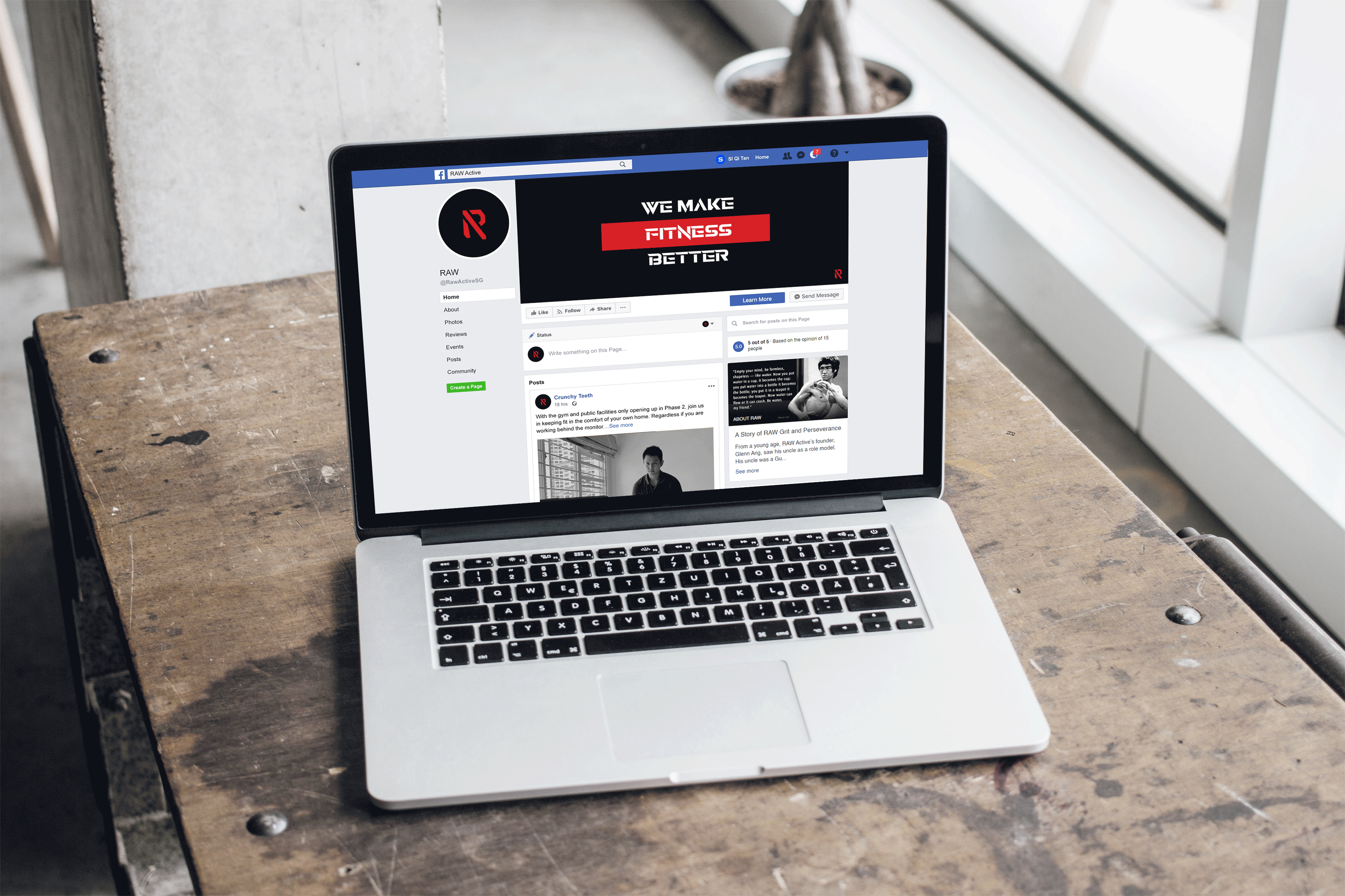 RAW Facebook Page