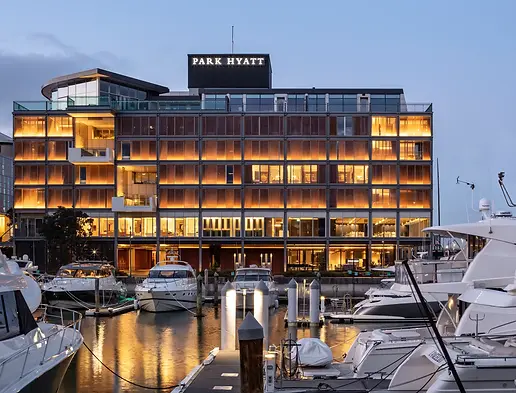 Park Hyatt Auckland_Exterior-Dusk-Side.webp