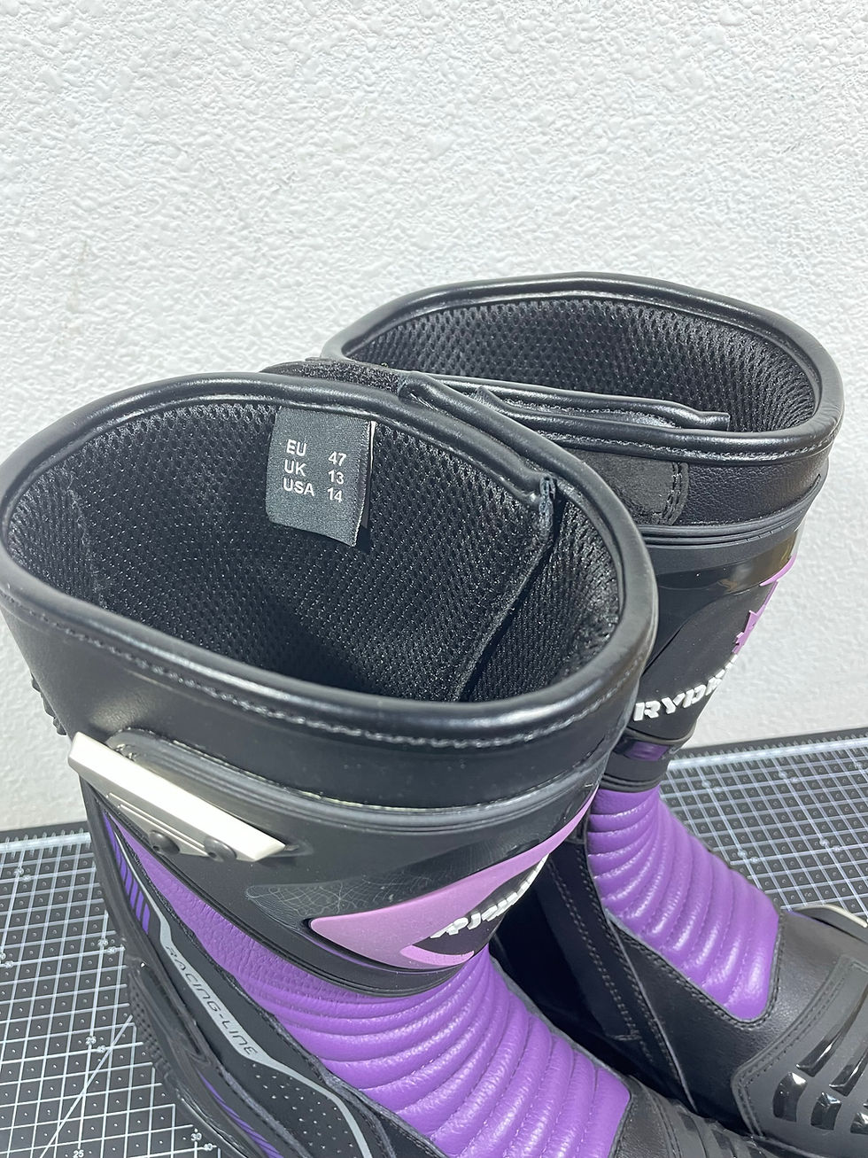 ◆reclow◆ RC RERAIN BOOTS PURPLE RX-7 Purple Boots (US13/EU47) | Ryder Gear