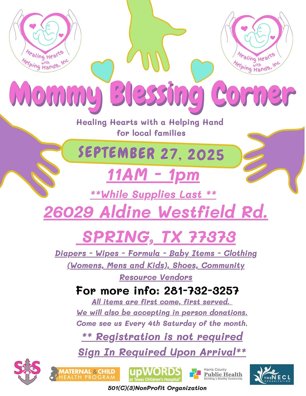 Mommy Blessing Corner - September