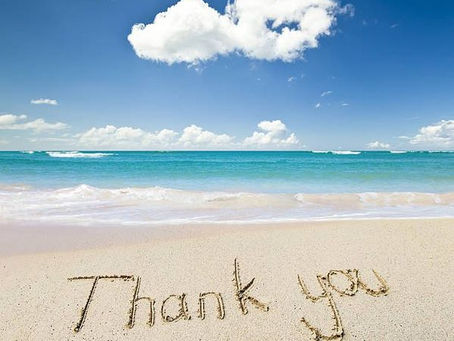 Thank you to our wonderful Community!