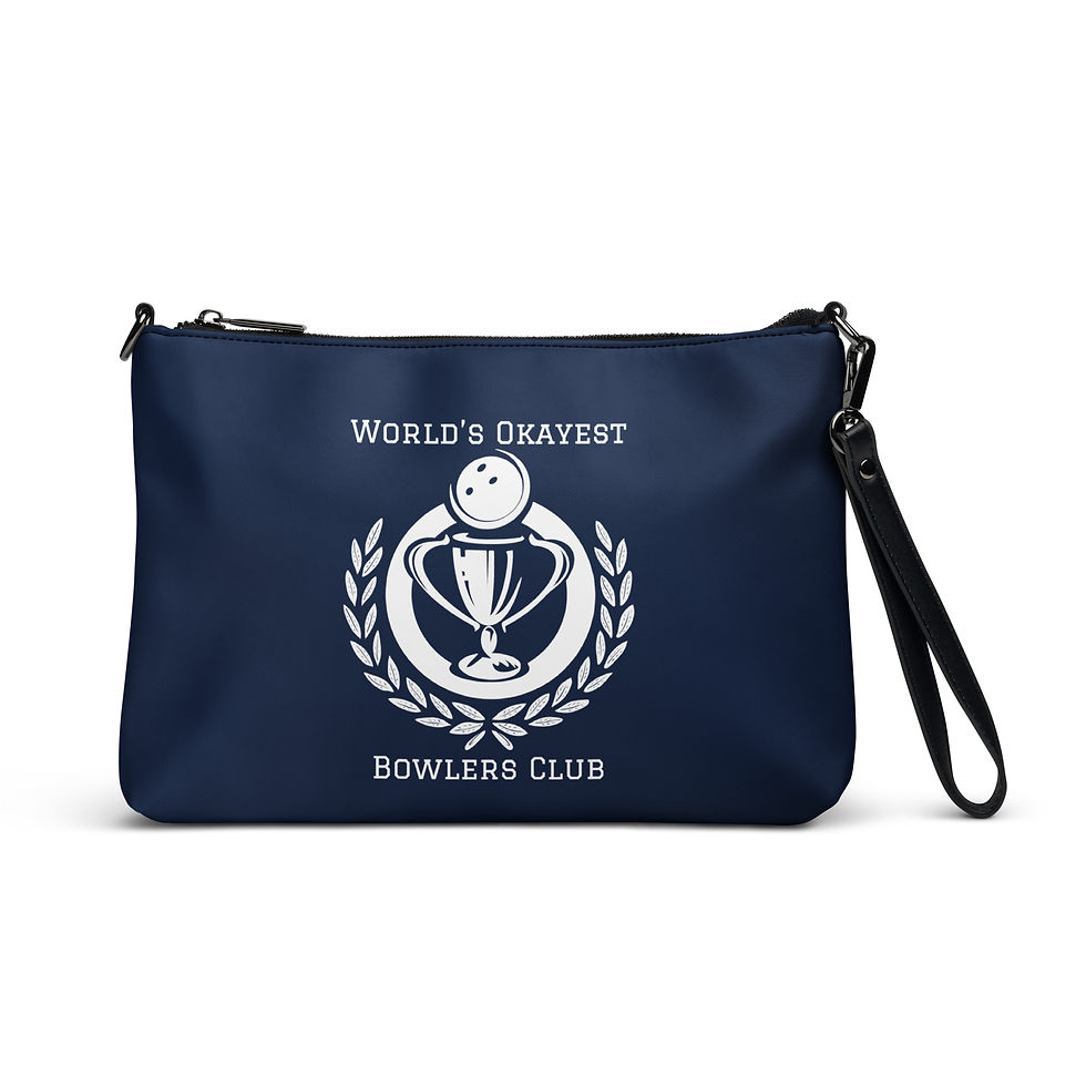 World's Okayest Bowlers Club Accessories Bag (Navy)