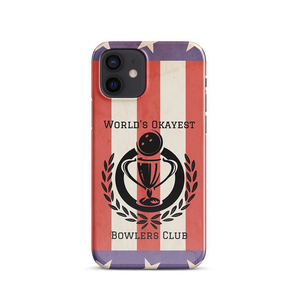 Thumbnail: World's Okayest Bowlers Club Snap Case for iPhone® (Stars & Stripes)