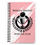 Thumbnail: World's Okayest Bowlers Club Spiral Notebook (Pink & White)