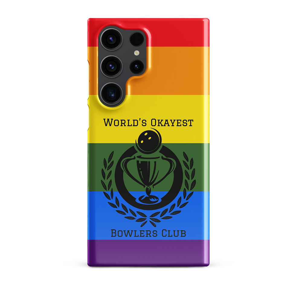 World's Okayest Bowlers Club Snap Case for Samsung® (Rainbow)