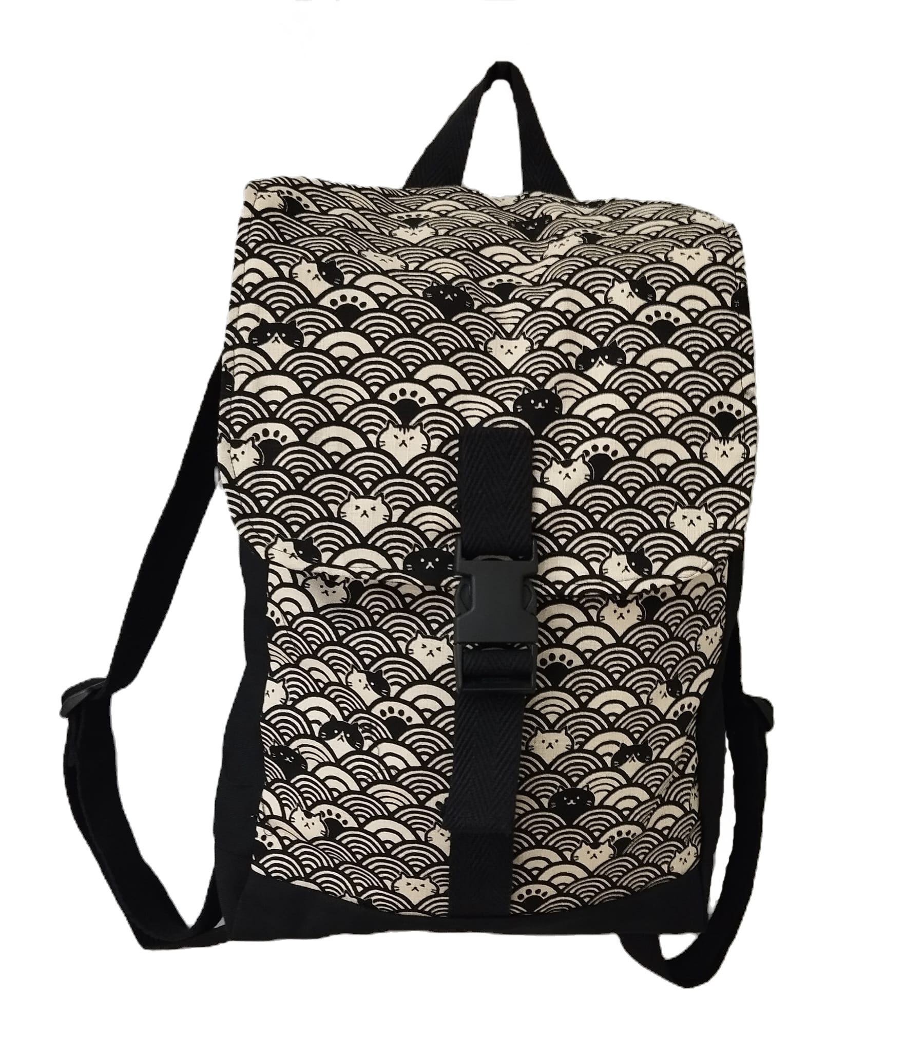 Mochila Urbe - Gatos Suerte Abanicos