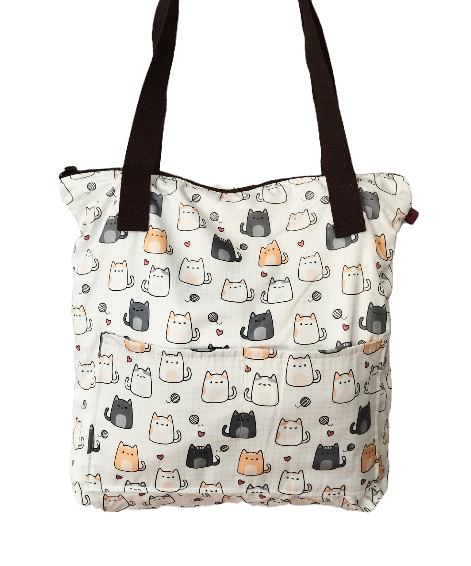 Totebag Toscana - Pusheen fondo blanco