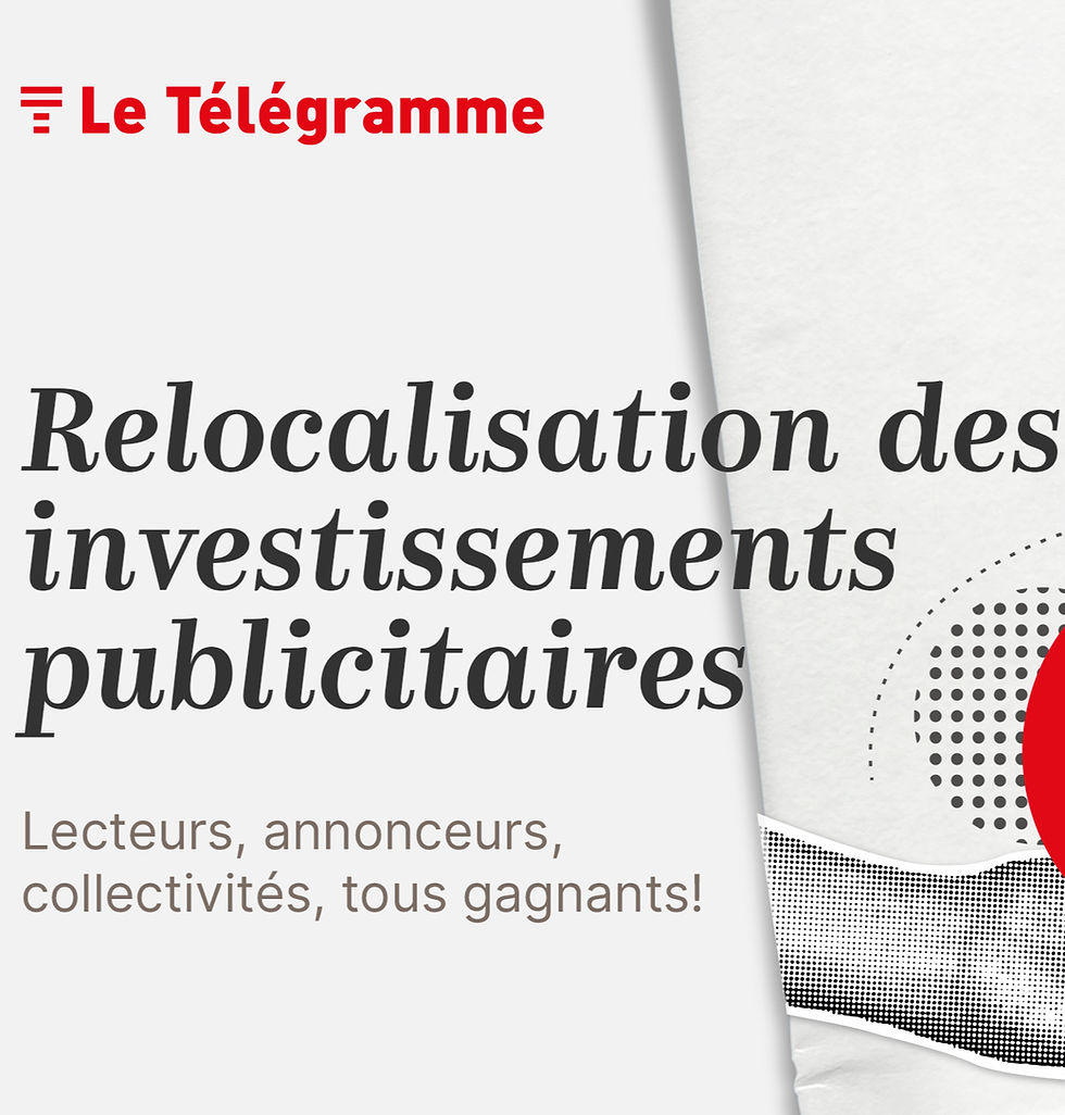Viamédia et Le Télégramme appellent à la relocalisation des investissements publicitaires