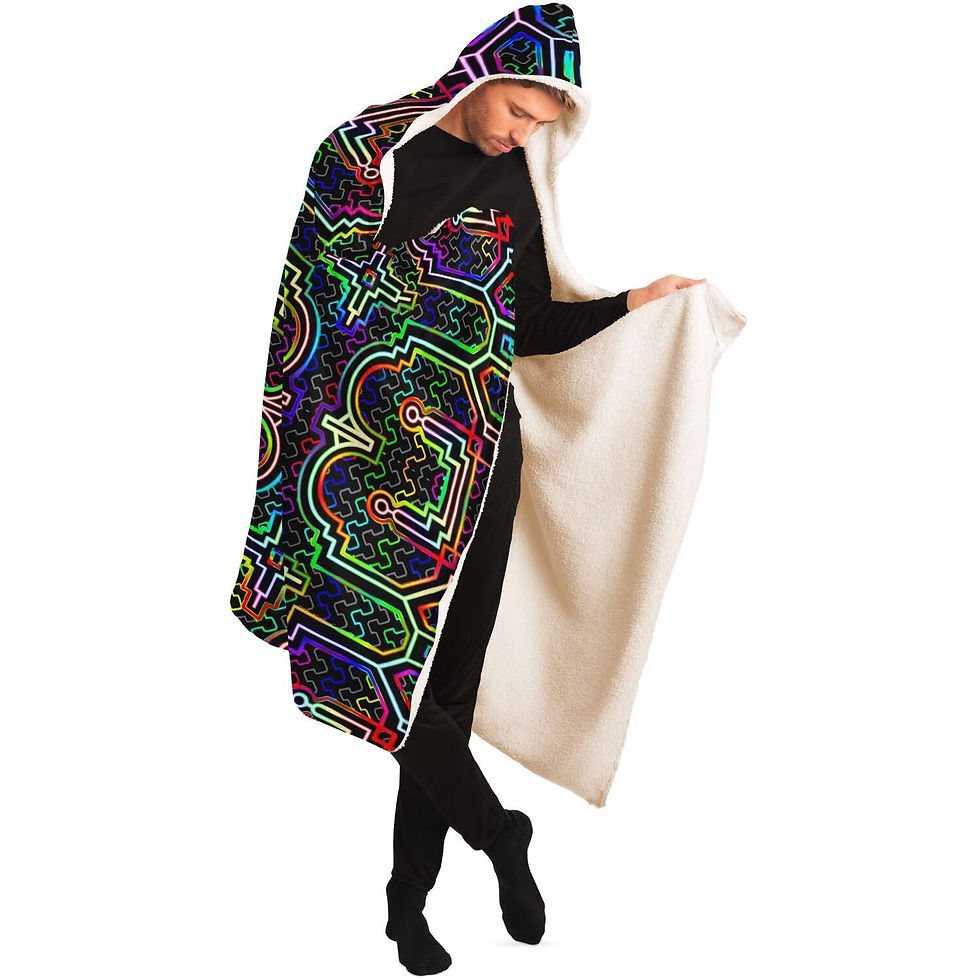 Thumbnail: Icaro Hooded Blanket Sherpa