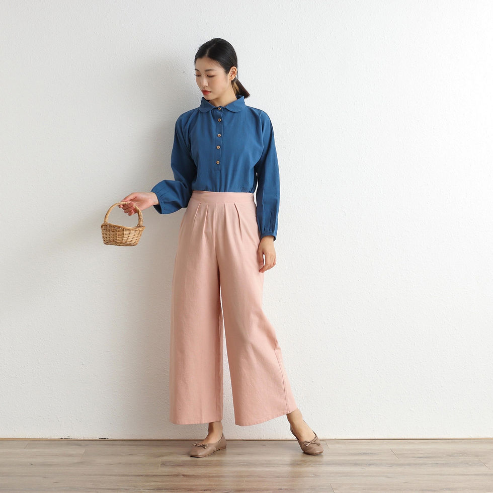 Thumbnail: Women's beautiful Summer Cotton Tops