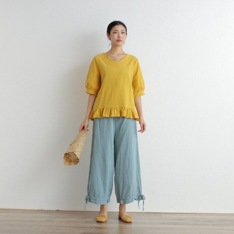 Women's Summer Cotton Tops