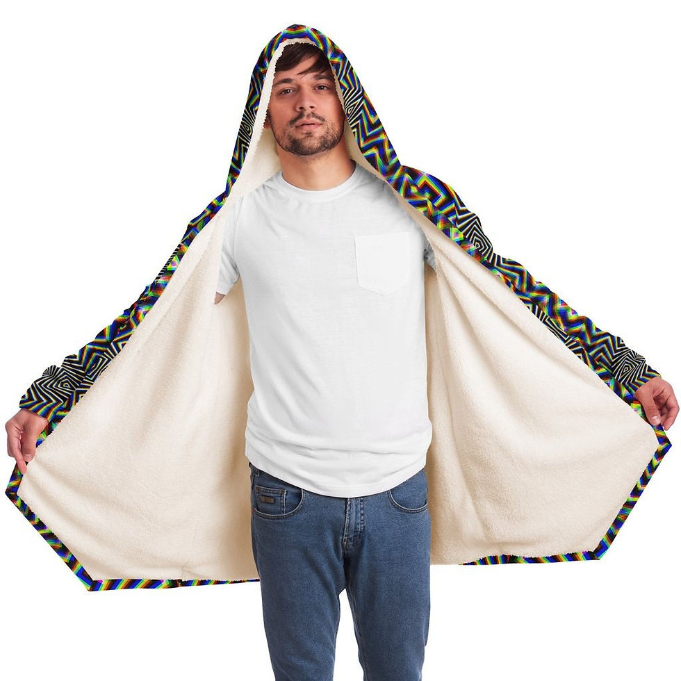 Thumbnail: Chromadelic Micro Fleece Cloak