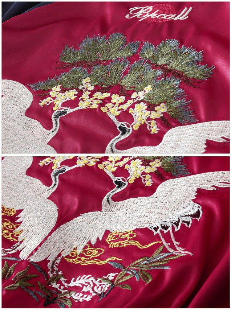 Thumbnail: Yokosuka Embroidery Bumblebee Two Sides Wear Jacket