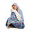 Thumbnail: Custom Pet Photo Hooded Blanket Model holding cat