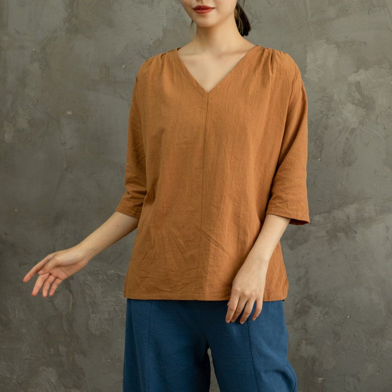 Thumbnail: Women's classical Summer Cotton Tops