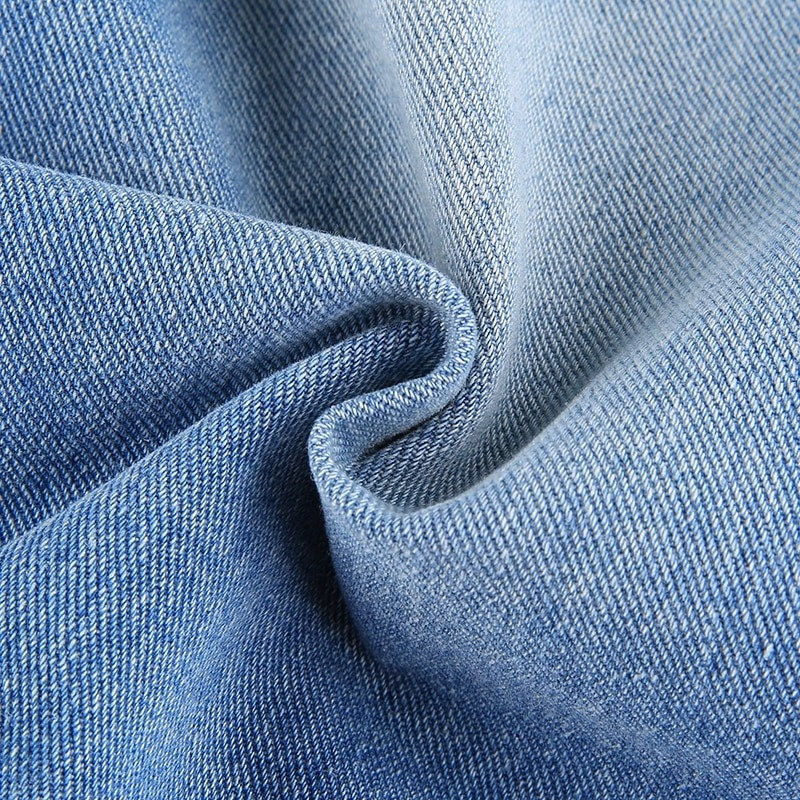 Thumbnail: Y2K Blue Jeans Low Waisted Denim Cargo Pants cloth