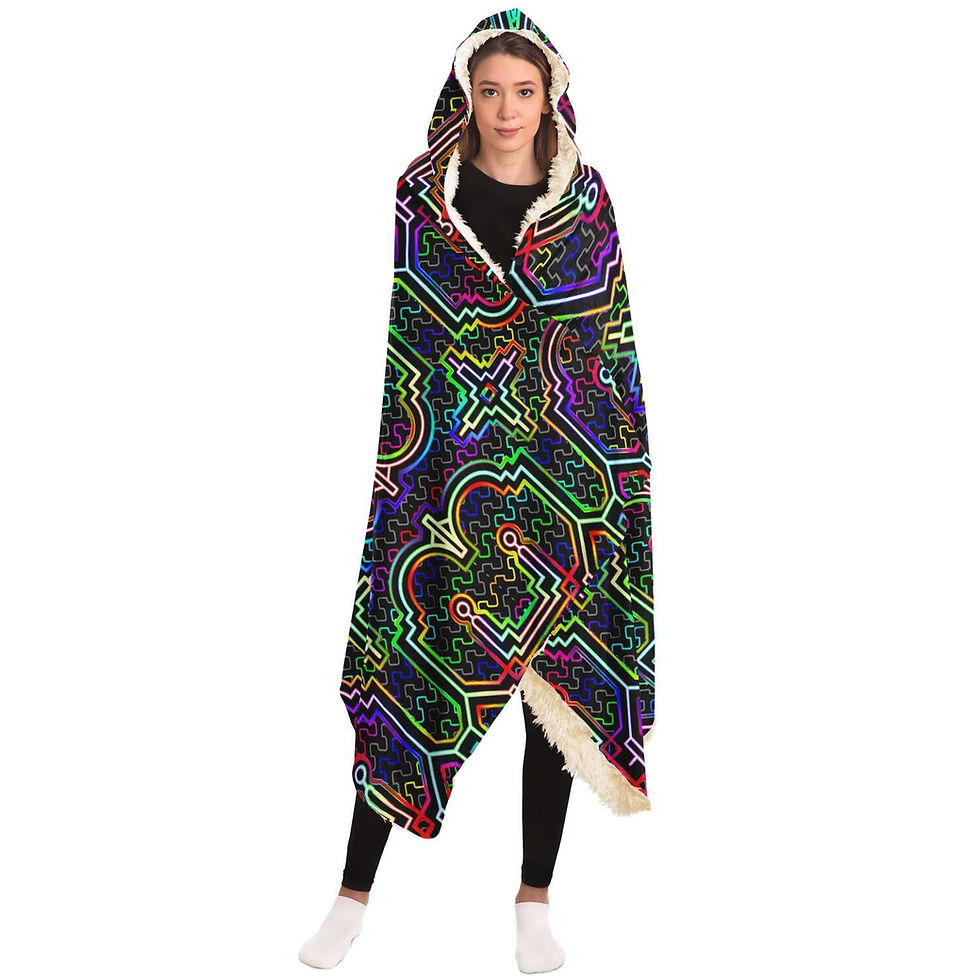 Thumbnail: Icaro Hooded Blanket Sherpa