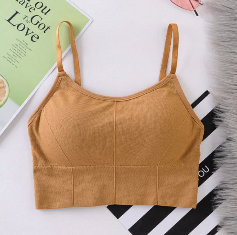 Thumbnail: Women Breathable yellow Sports Bra