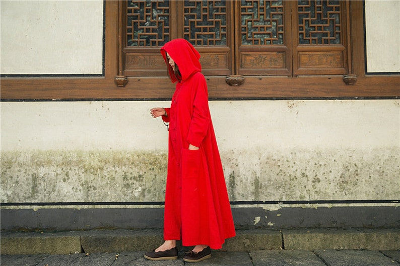 Thumbnail: Beautiful Women Cotton Hooded