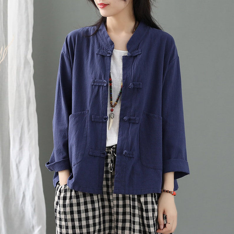 Thumbnail: Women's   Long  Casual Loose  Top