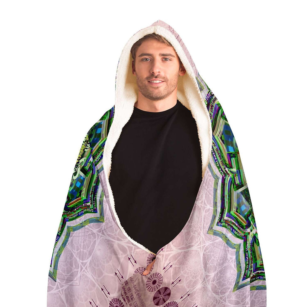 Thumbnail: Heart Chakra Hooded Blanket