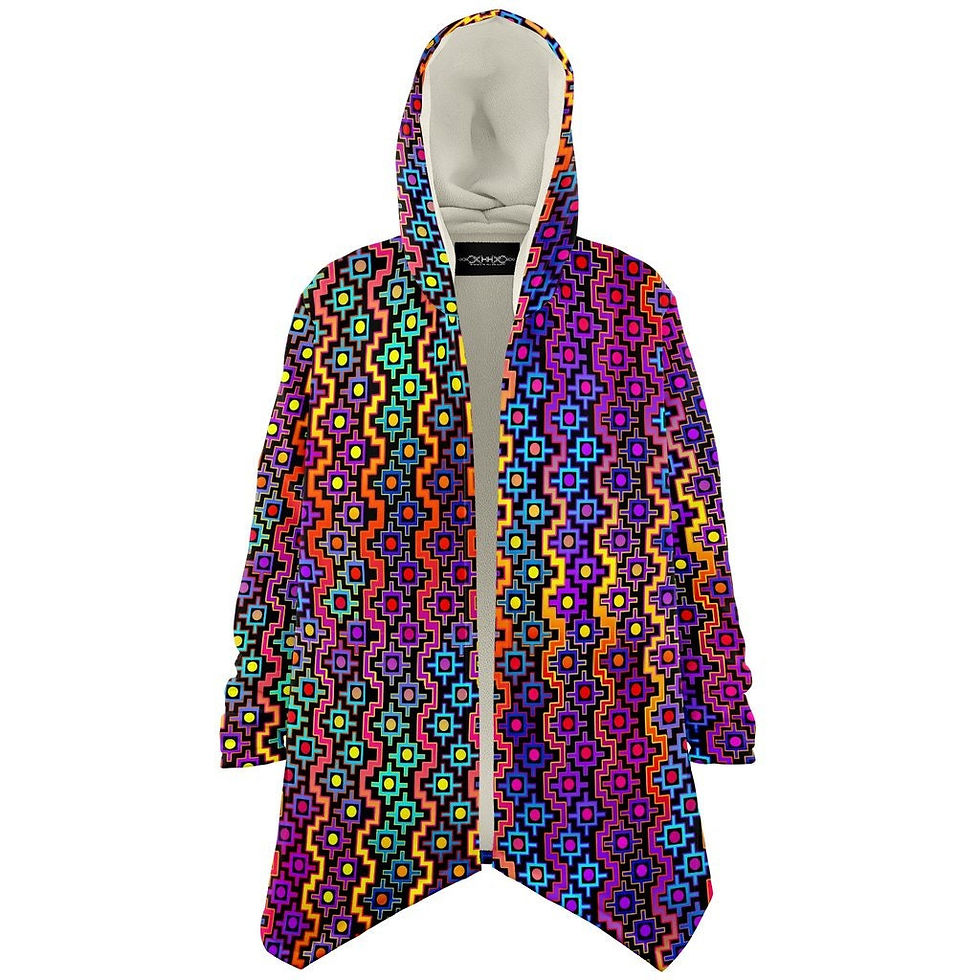 Thumbnail: Rainbow Healing Micro Fleece Cloak