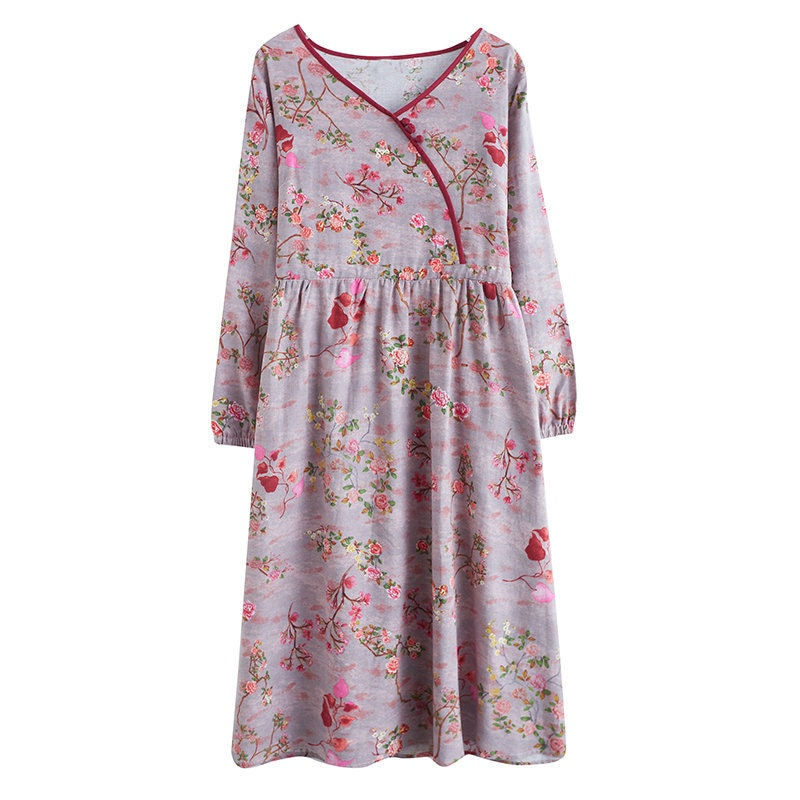 Thumbnail: Beautiful Women Printed Cotton Dress