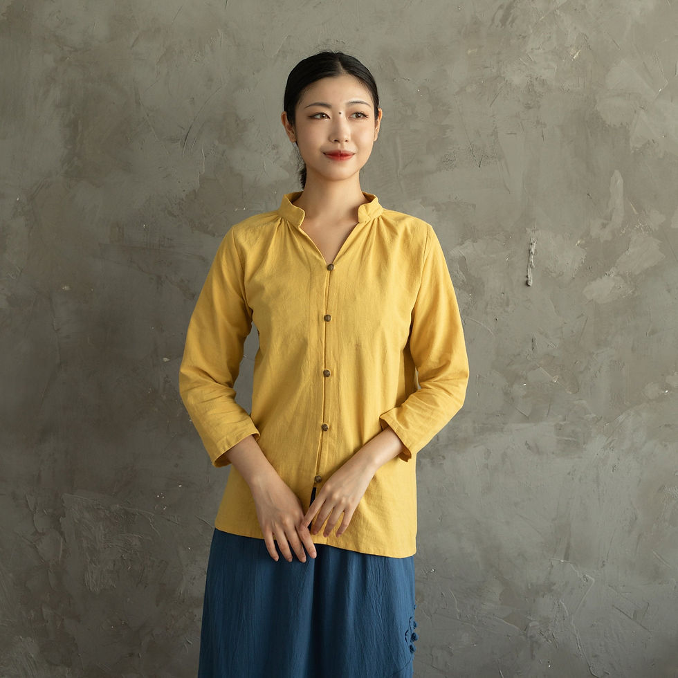 Thumbnail: Summer Cotton Tops Women's Shirt