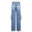 Thumbnail: Y2K Blue Jeans Low Waisted Denim Cargo Pants Back