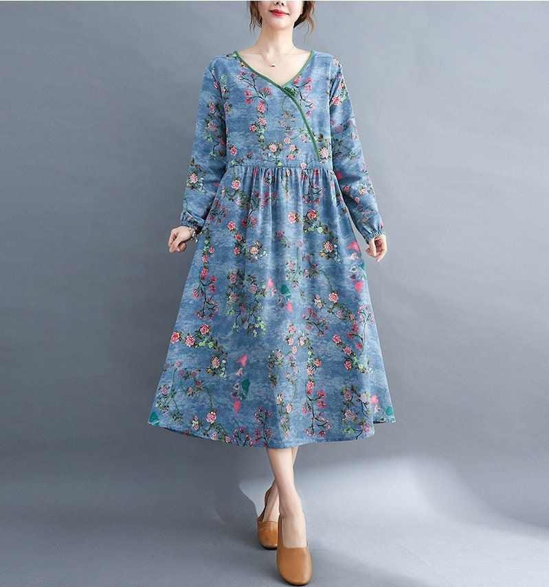Beautiful Women Printed Cotton Dress