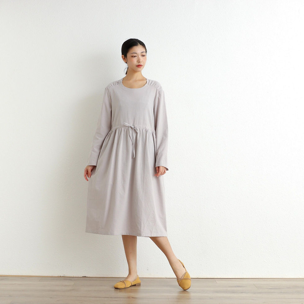 Thumbnail: Spring Cotton Dress for women