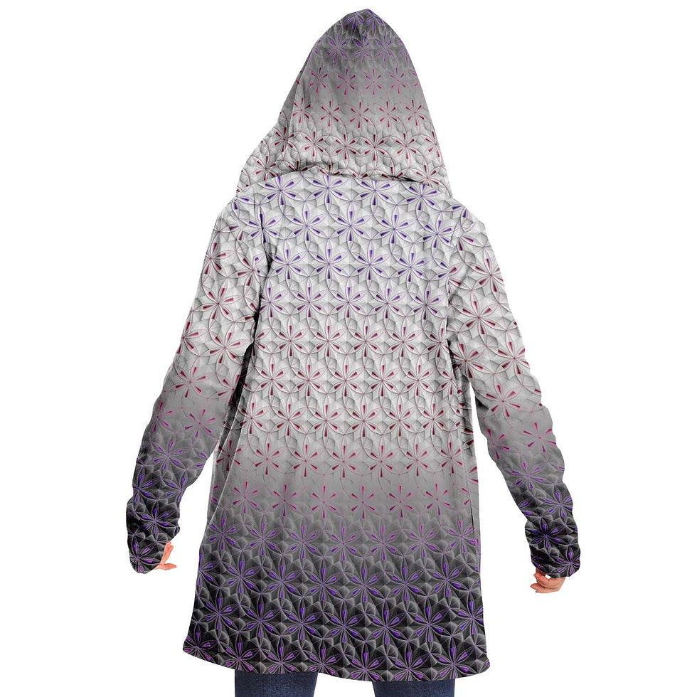 Thumbnail: Flower of Life I Micro Fleece Cloak