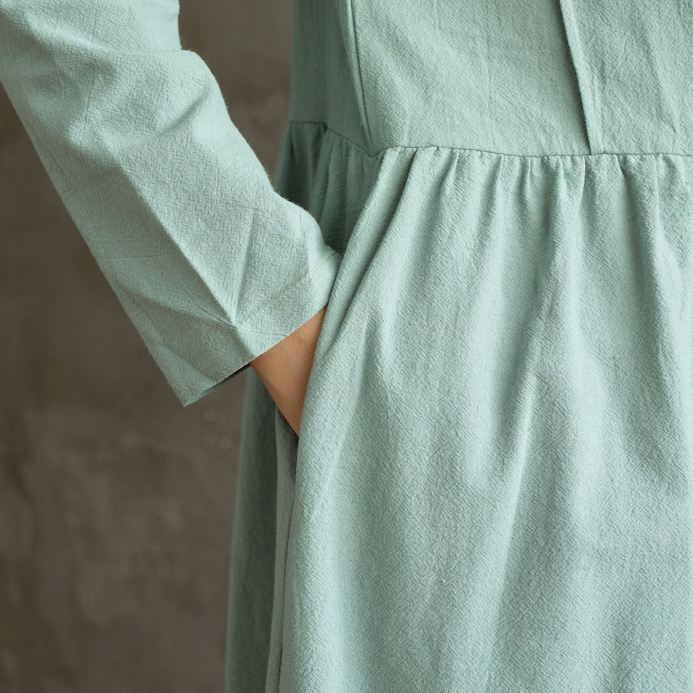 Thumbnail: Spring Cotton Dress for women