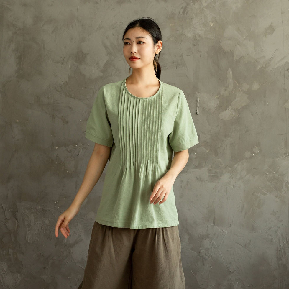 Thumbnail: Short Sleeves Blouse For Women