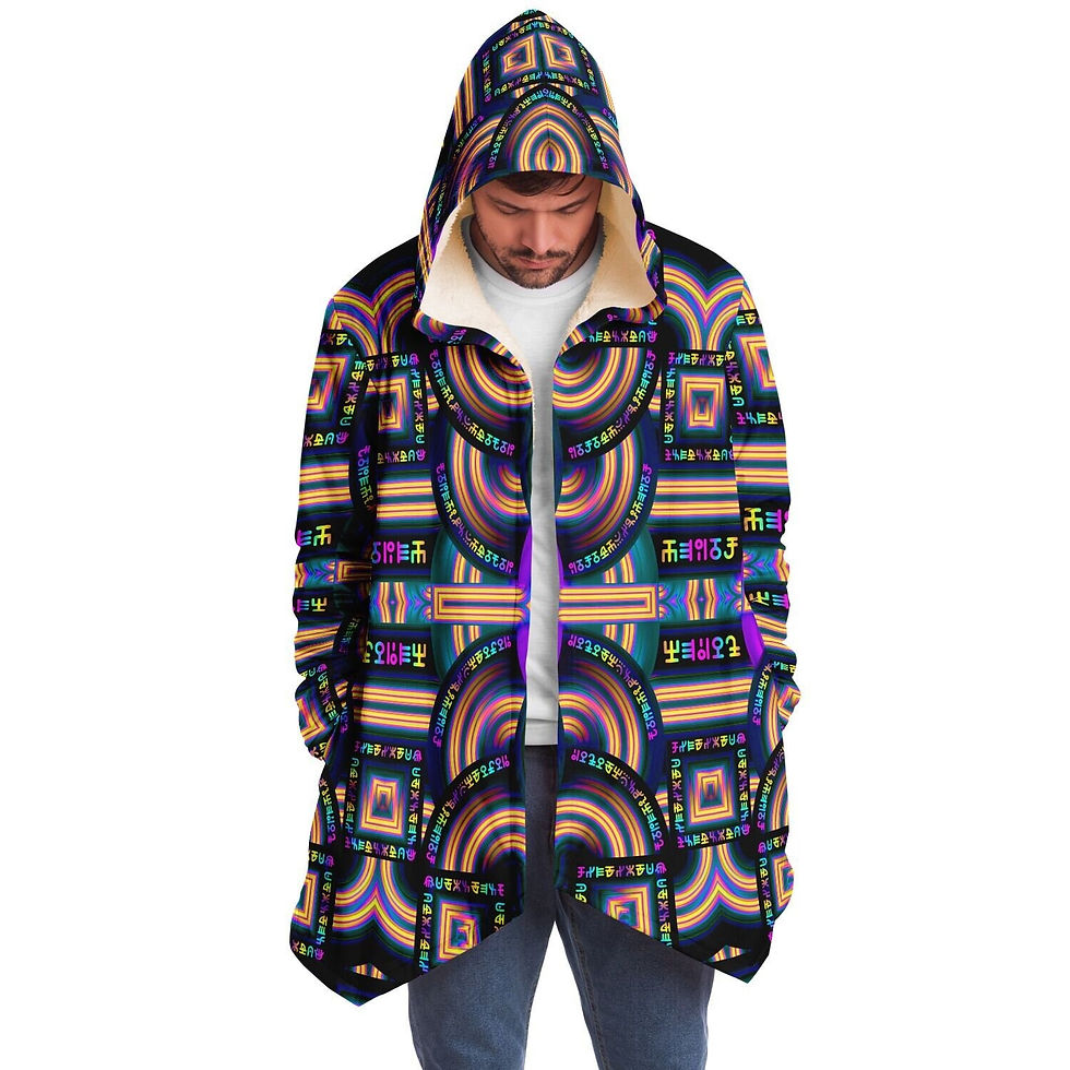 Thumbnail: Tea Daze Micro Fleece Cloak