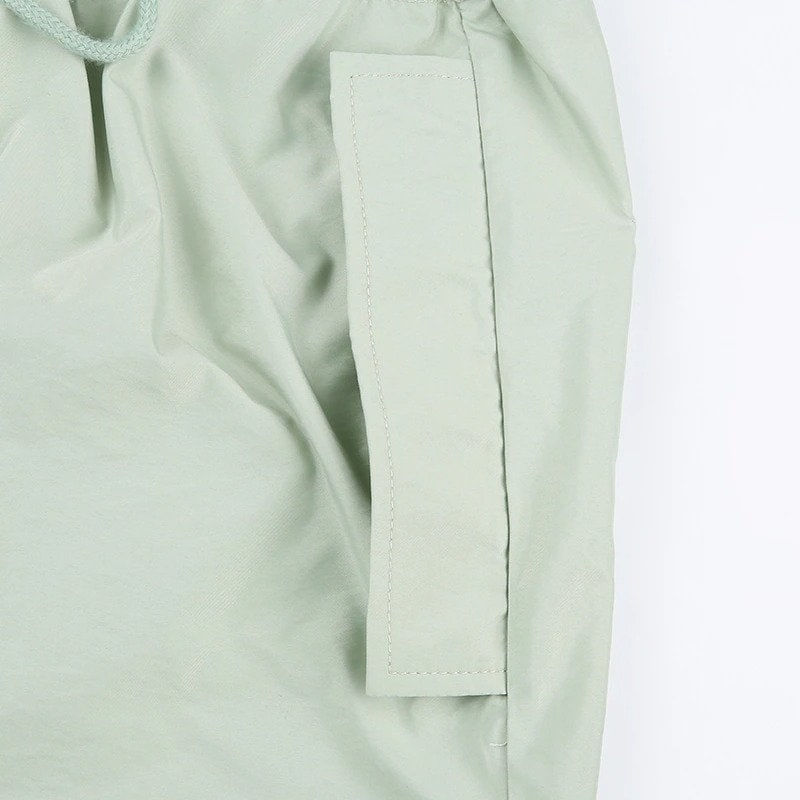 Thumbnail: Low Waisted Wide Leg Cargo Sweatpants