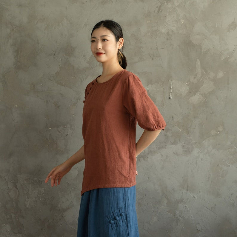 Thumbnail: Women's Summer Classical Cotton Tops