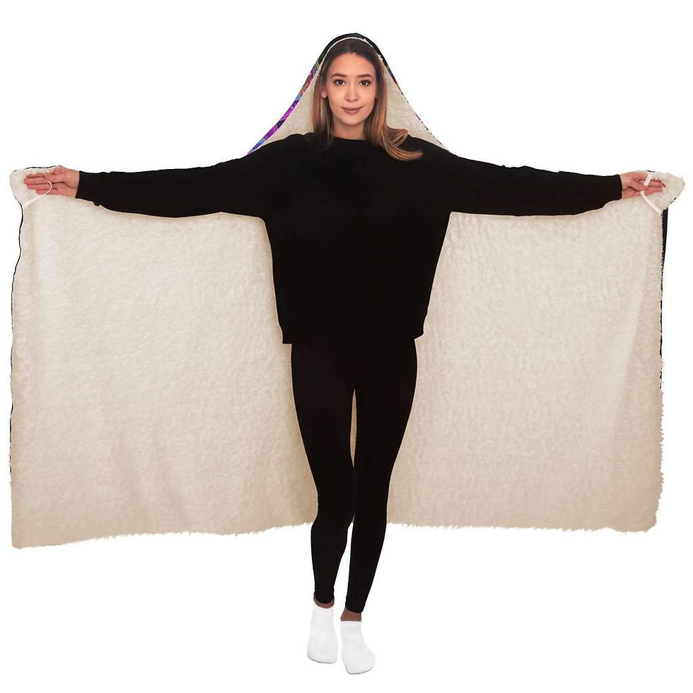 Thumbnail: Asteroidea Venusia Hooded Blanket Sherpa