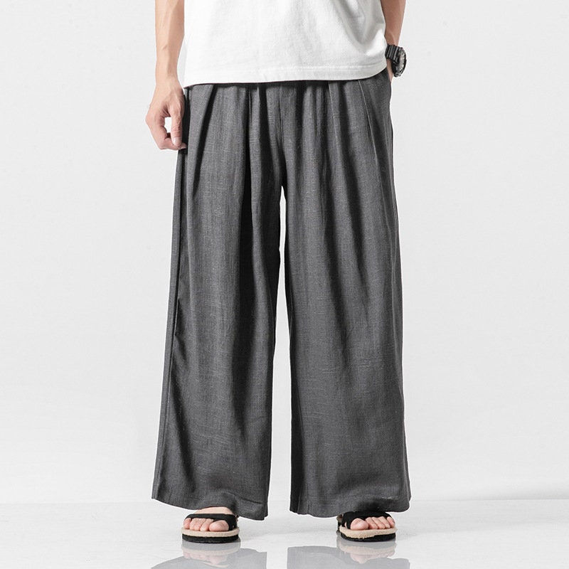 Thumbnail: Linen Wide Leg Pants